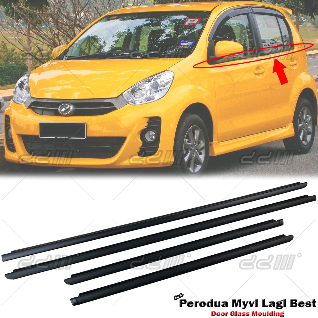 [READY STOCK] Perodua Myvi Lagi Best 20112017 Door Window Trim