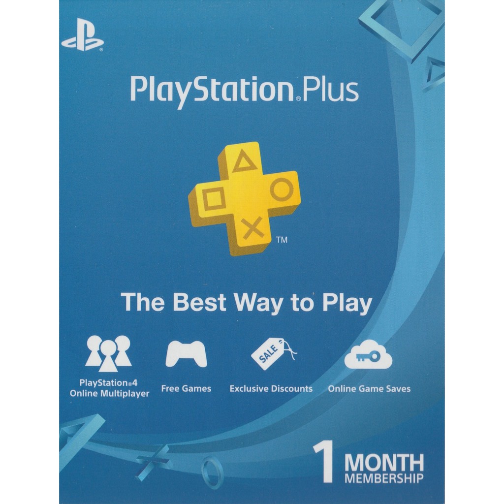 PLAYSTATION PLUS 1 MONTH MEMBERSHIP Shopee Malaysia