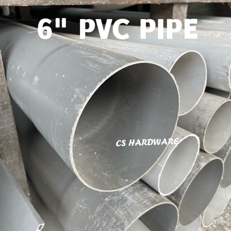 6 inch PVC Pipe Air PVC Kelabu PVC Water Pipe PVC Paip (Class O) 160mm