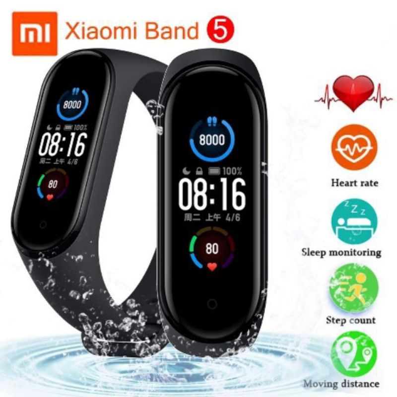 Xiaomi band 5 smart watch Shopee Malaysia