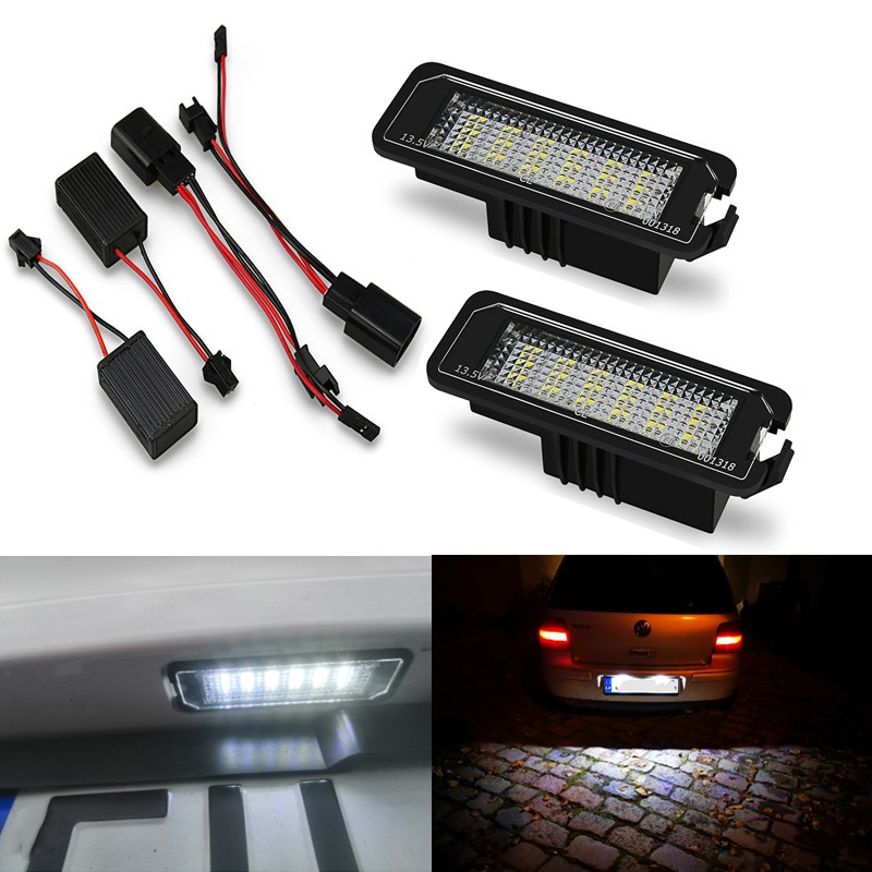 2 pcs Car Light MK5 GTI MK6 MK7 Golf 5 Glof 6 Golf 7 Led Xenon White