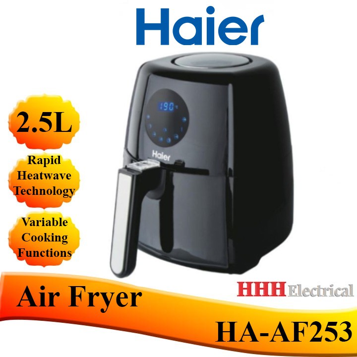 HAIER 2.5L DIGITAL AIR FRYER HAAF253/ KHIND AIR FRYER 2.6L ARF26