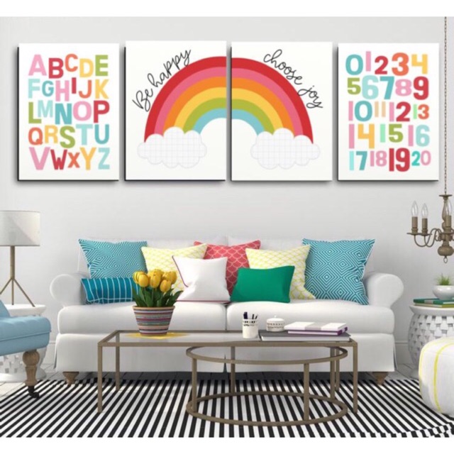 WALL ART KIDS ROOM / SET 4PCS Shopee Malaysia