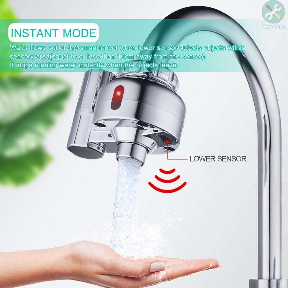 【vip】Smart Touchless Sink Faucet Automatic Sensor Faucet Hand Free Tap