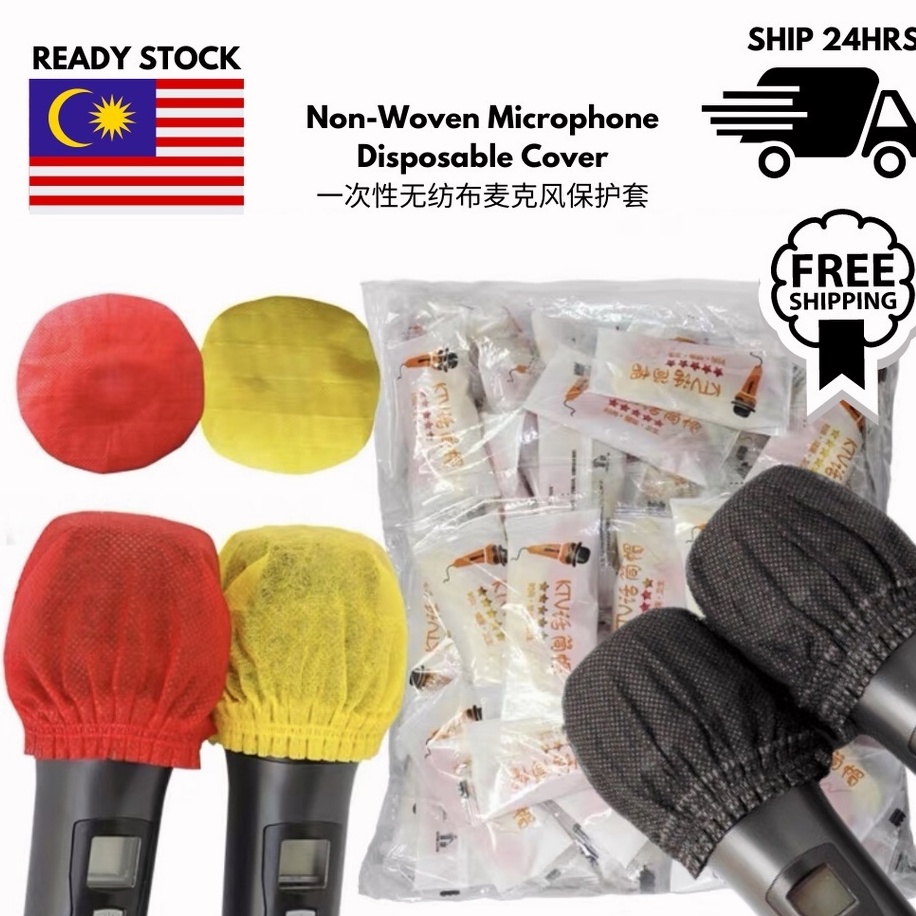 200Pcs Disposable Microphone Cover,Handheld Microphone Windscreen for