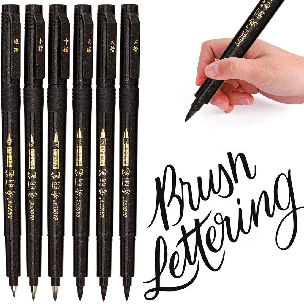 Xileyw Refillable Lettering Pens Chinese Japanese Calligraphy Pens