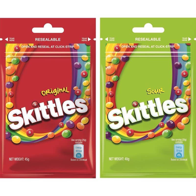 Malaysia Skittles Fruit Flavour Candies Ori 45g/Sour 40g Shopee Malaysia