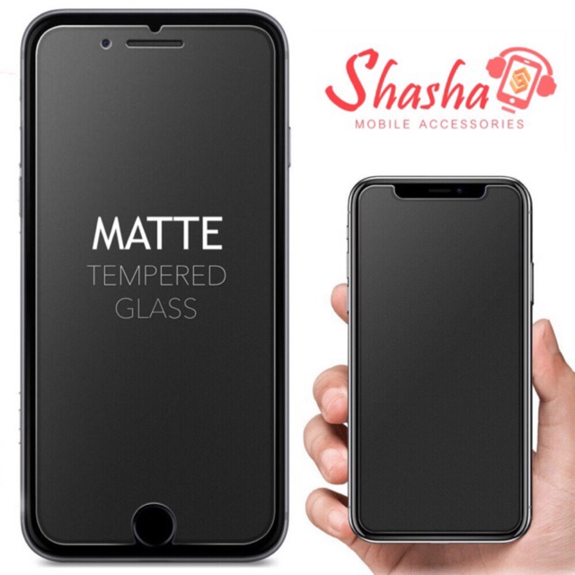 (MATTE) TEMPERED GLASS ANTIFINGERPRINT SCREEN PROTECTOR IP5 6 6S 6P