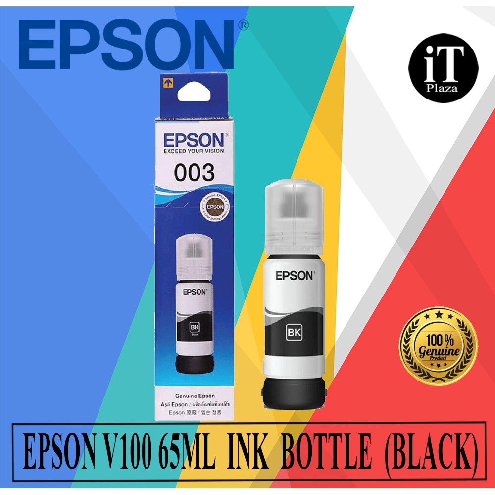 Epson V100 003 Original Bottle Ink For L3110,L3150 Shopee Malaysia