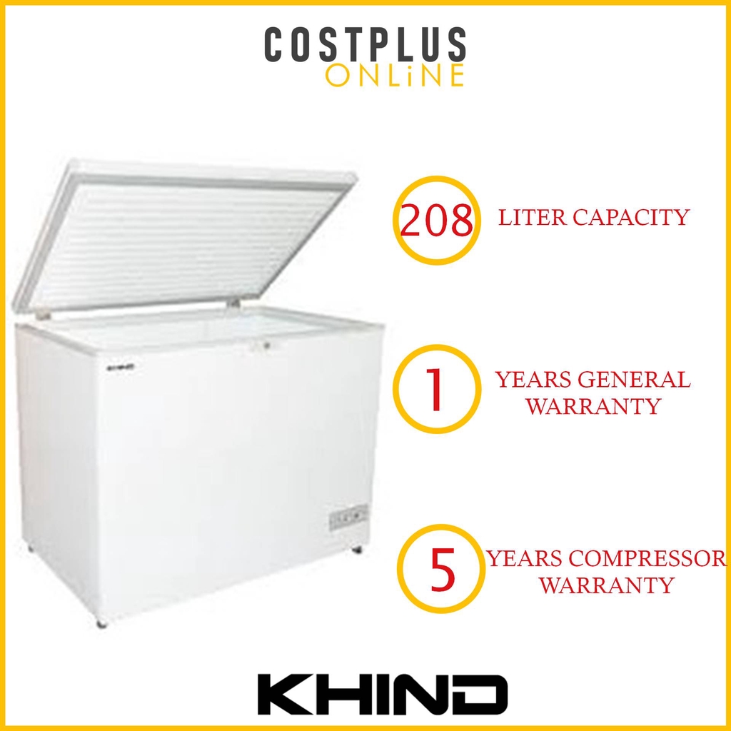 Khind Chest Freezer 208L FZ208 Shopee Malaysia