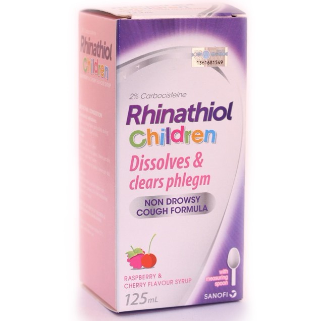 Rhinathiol Children Dissolves & Clear Phlegm Cough Syrup (125ml