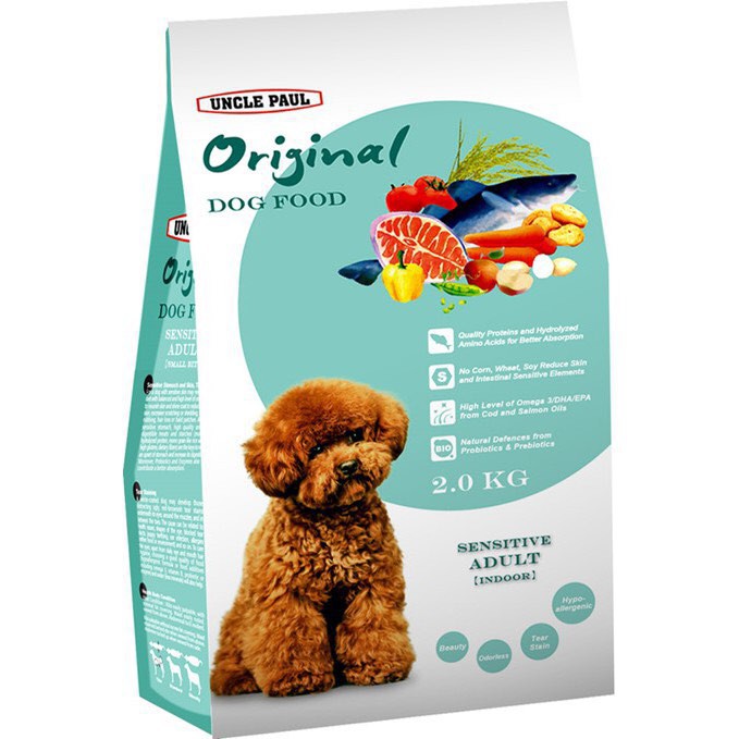 Uncle Paul Original Dog Food (Indoor/Sensitive/Adult) 2KG Shopee Malaysia