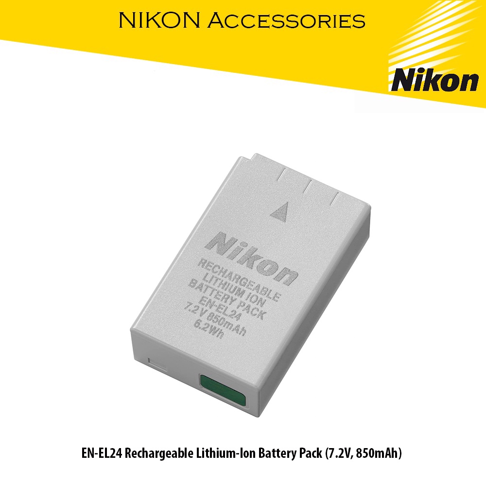 Nikon ENEL24 Rechargeable LithiumIon Battery Pack (7.2V, 850mAh