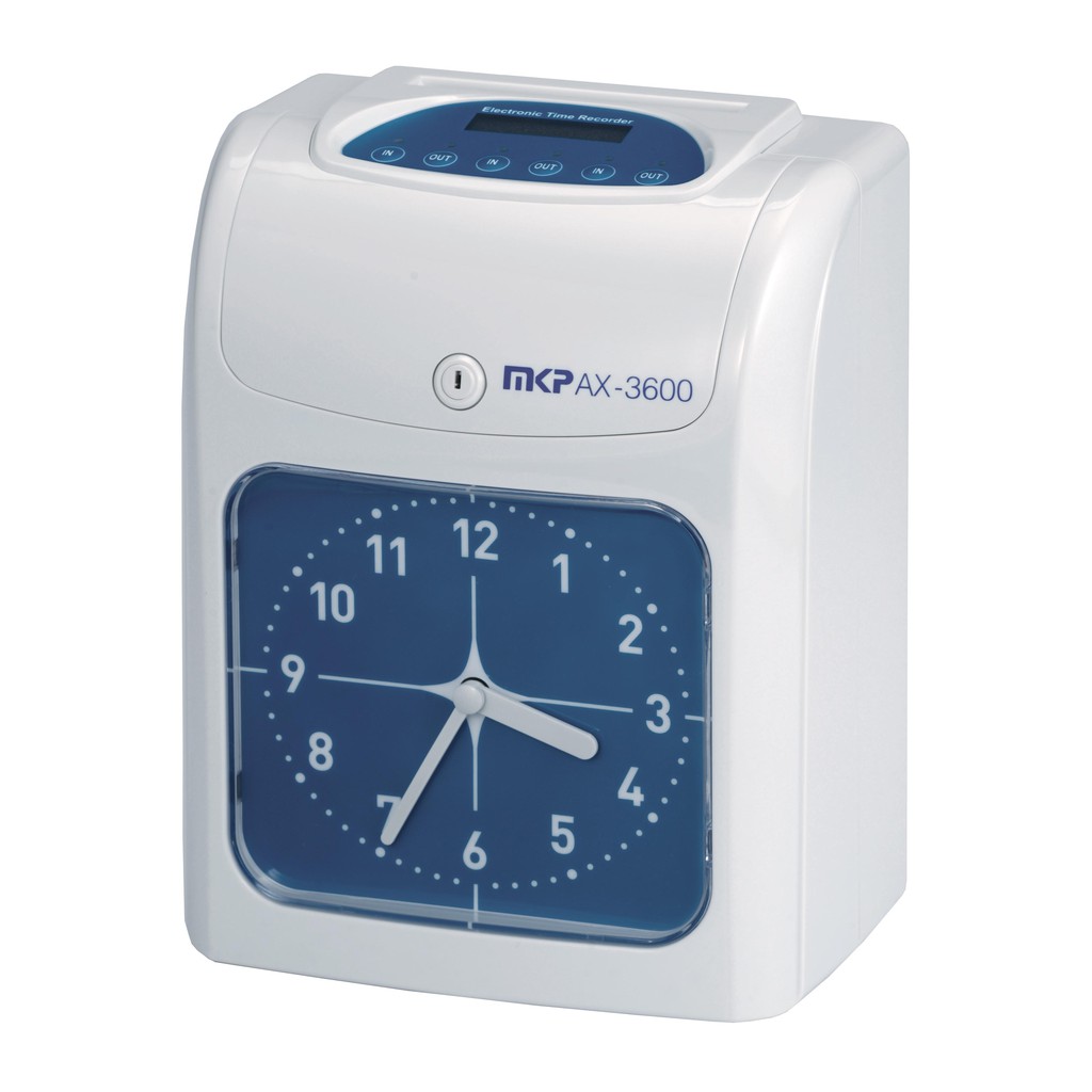 MKP Time Recorder / Punch Card Machine AX3600 (Analogue) Shopee Malaysia