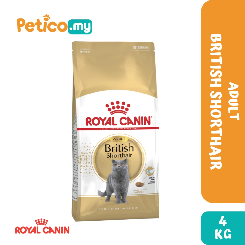 Royal Canin Adult British Shorthair 4KG Dry Cat Food Shopee Malaysia