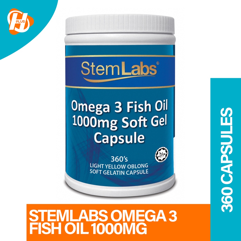 STEMLABS OMEGA 3 FISH OIL 1000mg (360's) Shopee Malaysia
