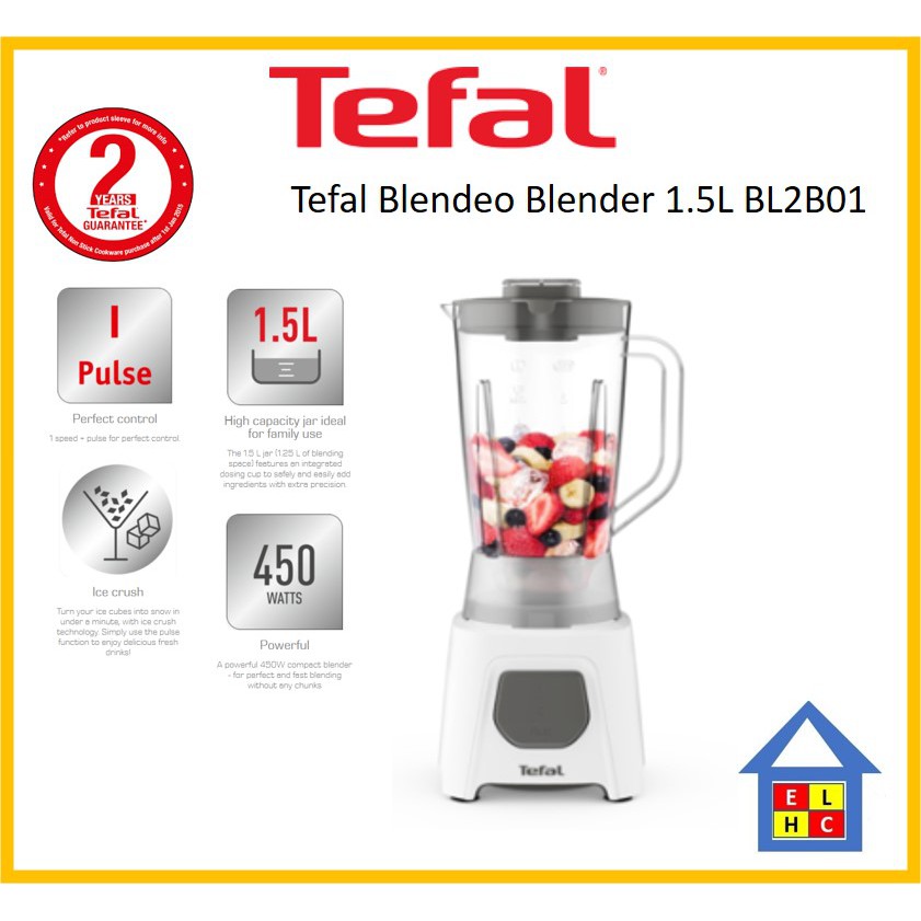 Tefal Blendeo Blender 1.5L BL2B01 Perfect Control with Powerful Motor