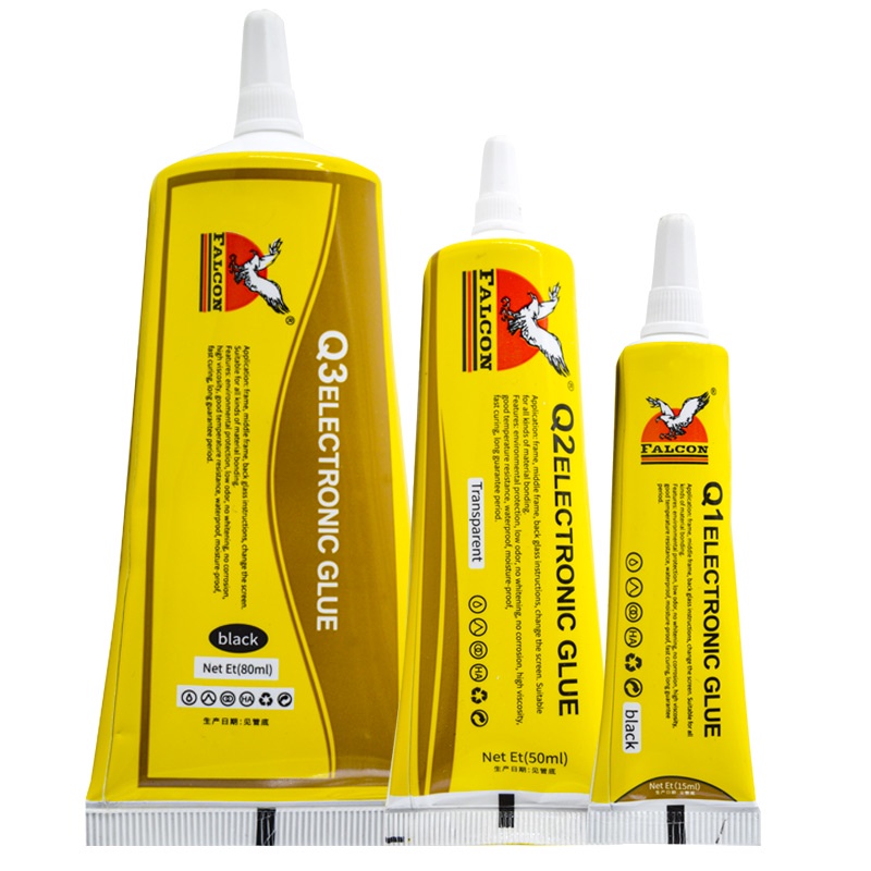100 ORIGINAL FALCON 530 Q1, Q2, Q3 glue clear glue black glue mobile