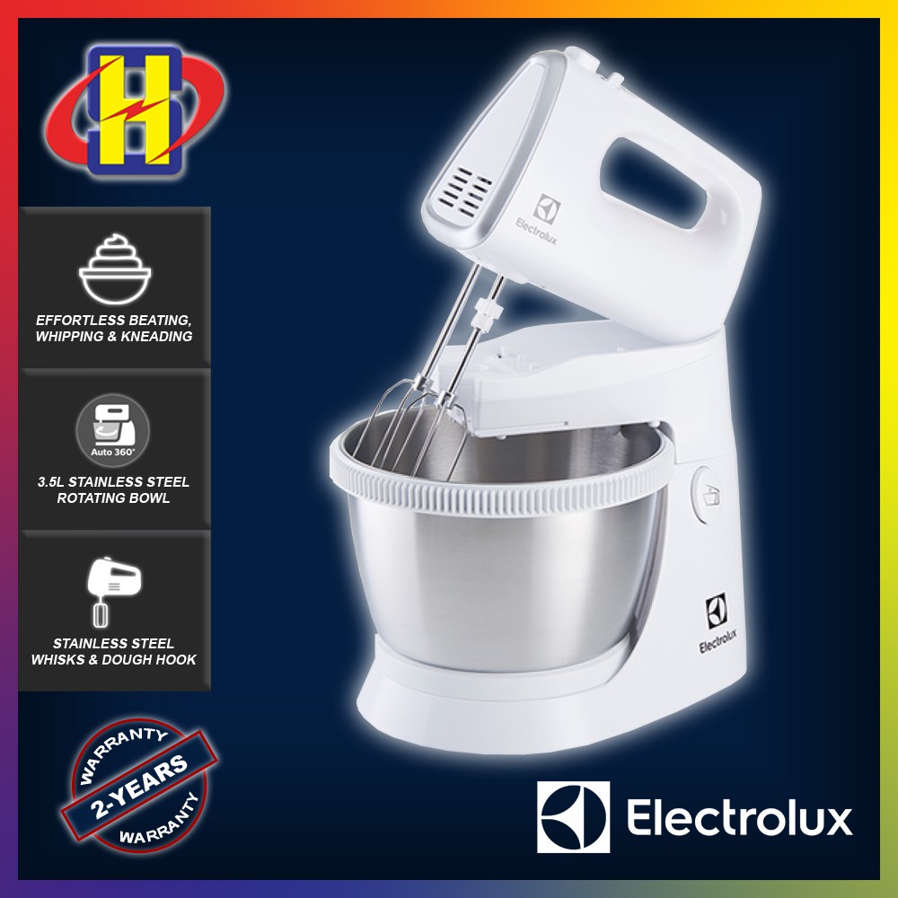 ELECTROLUX STAND MIXER 3.5L STAINLESS STEEL ROTATING BOWL STAND MIXER