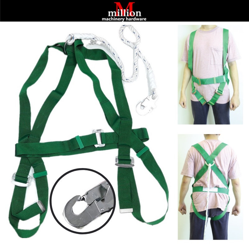 millionhardware SAFETY BELT FULL BODY HARNESS FOR CONSTRUCTION USE