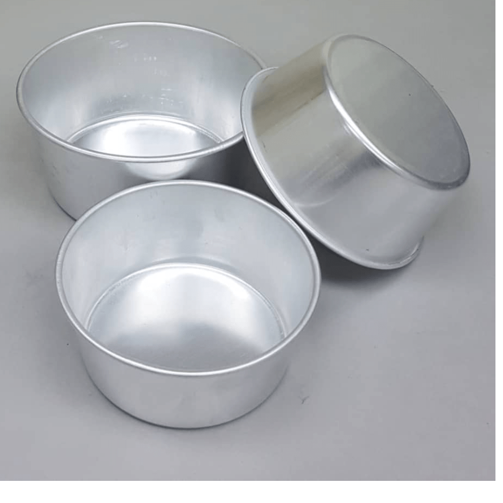 5/ 6/ 6.5/ 7.5 Inch Aluminium Deep Fix Base Round Cake Tin