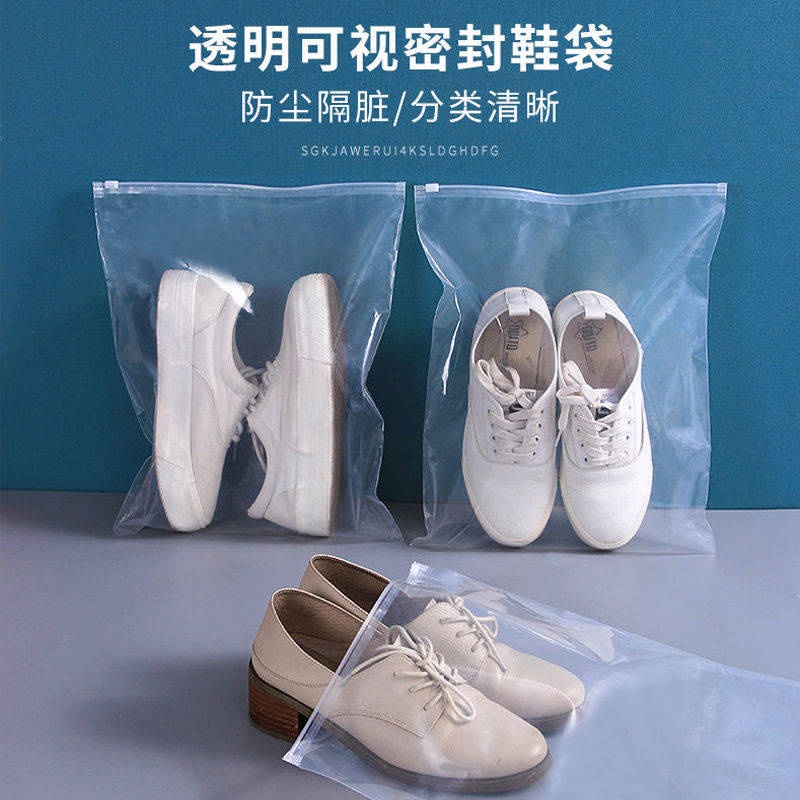 plastik ziplock zip lock plastic bag Shoes storage bag transparent