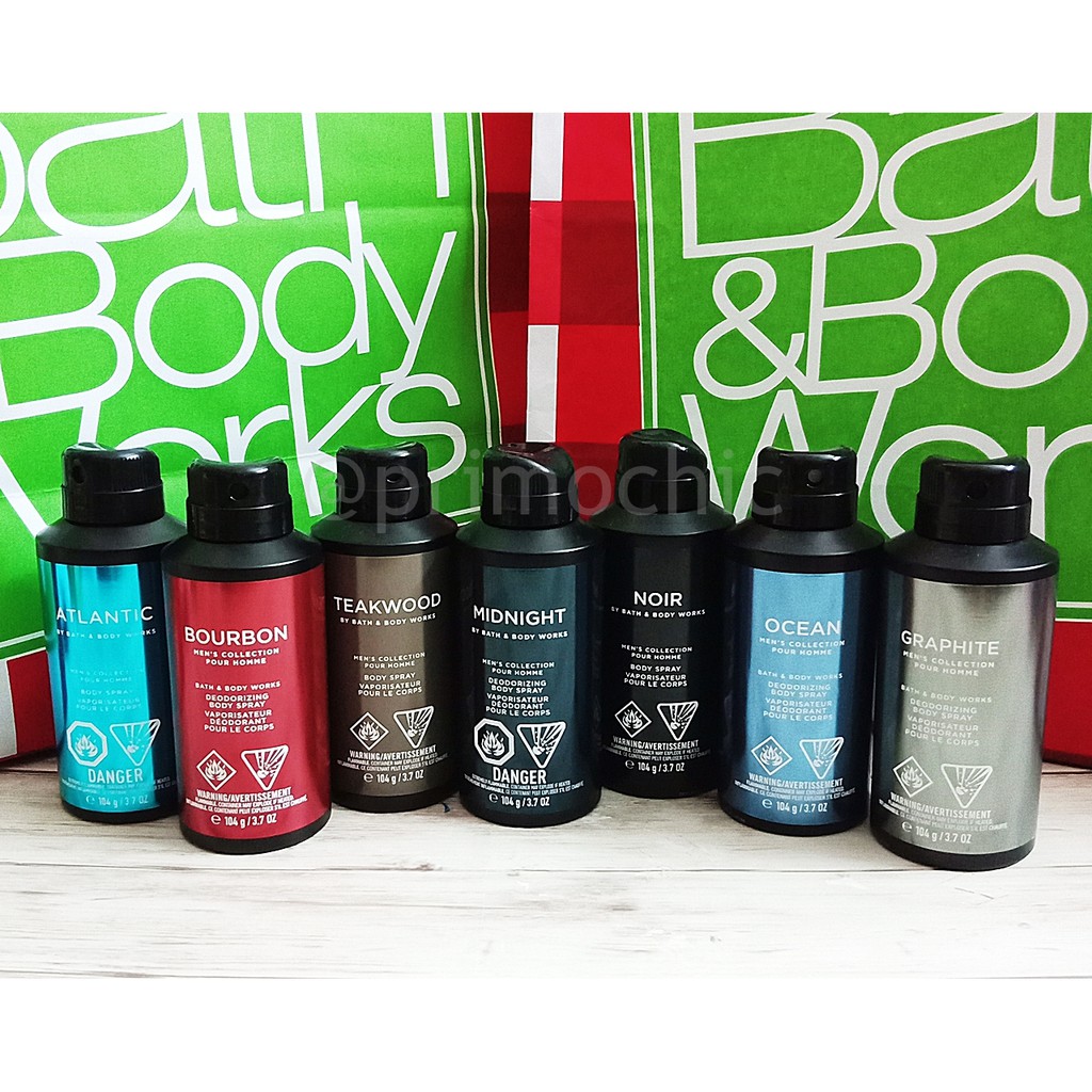 Bath and Body Works Men Deodorant Deodorizing Body Spray After Shave