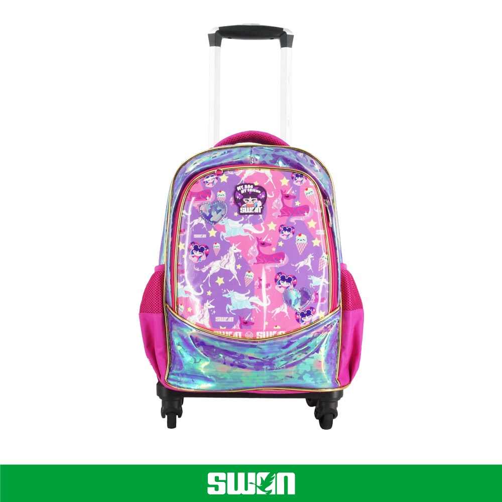 Swan Original Doodle Trolley School Bag Primary XL With 360 Degree