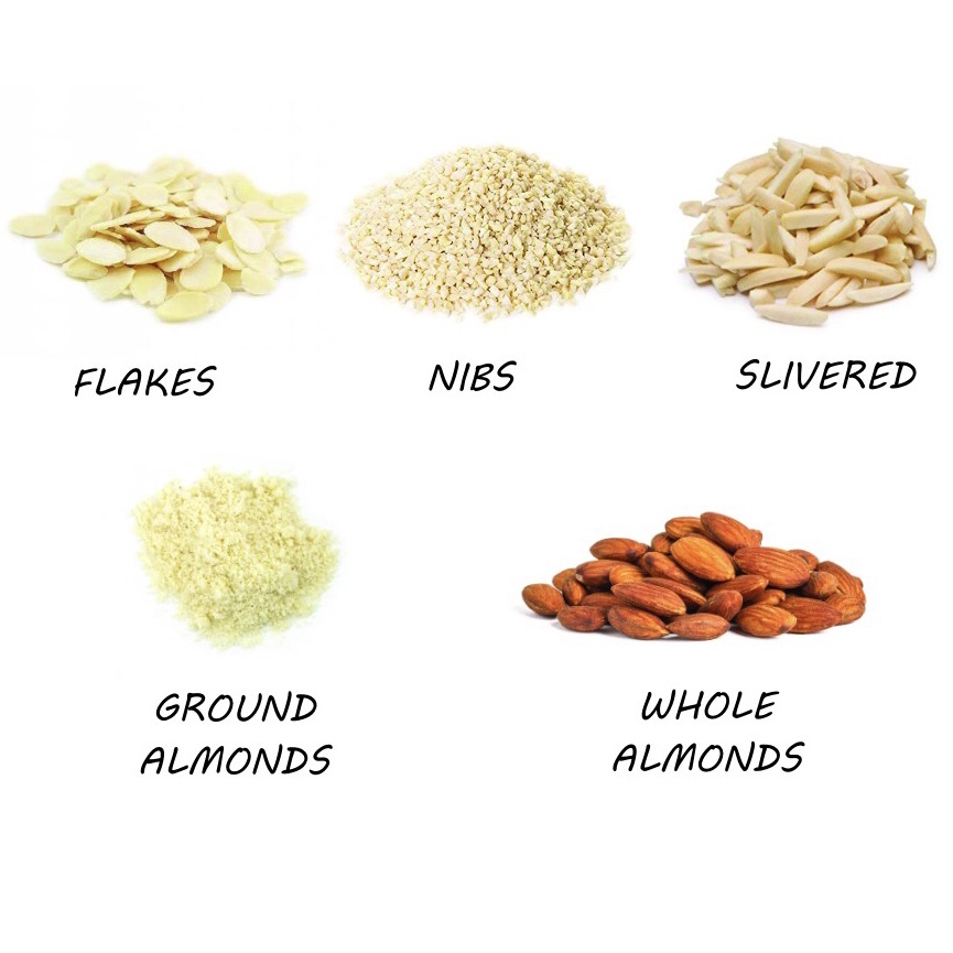 Imported Almond/almond flakes/almond strip/almond nib/ground almond