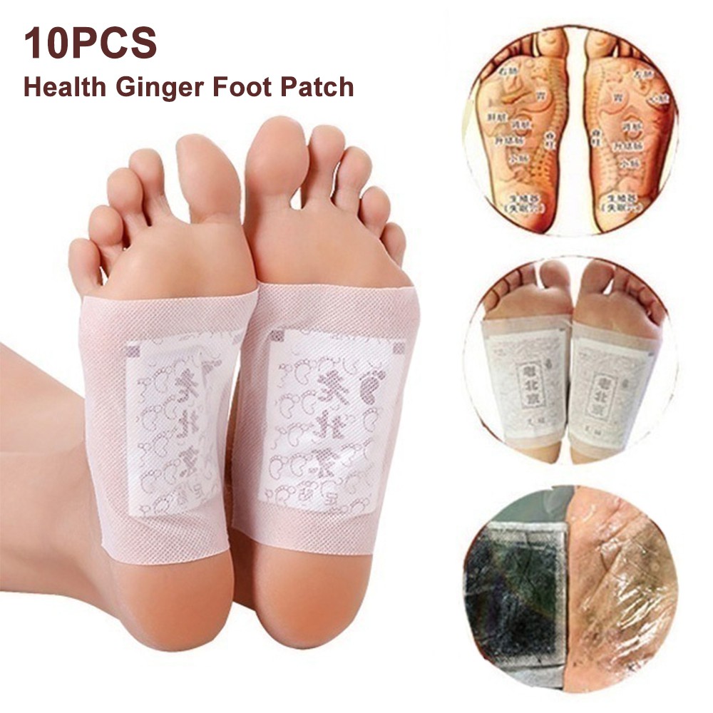 10pcs Feet Care Detoxifying Foot Patches Body Detox Foot Patch