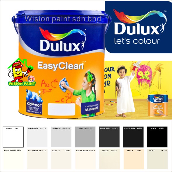1L DULUX EASYCLEAN 1 LITER DULUX EASY CLEAN INTERIOR MATT / DULUX