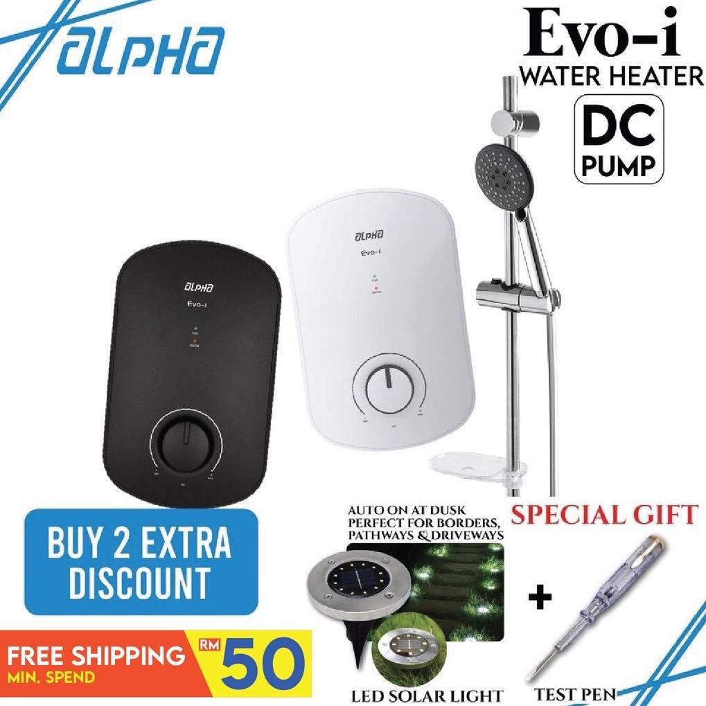 Alpha Water Heater With DC Pump Evoi / No Pump Evoe (Ivory White) or