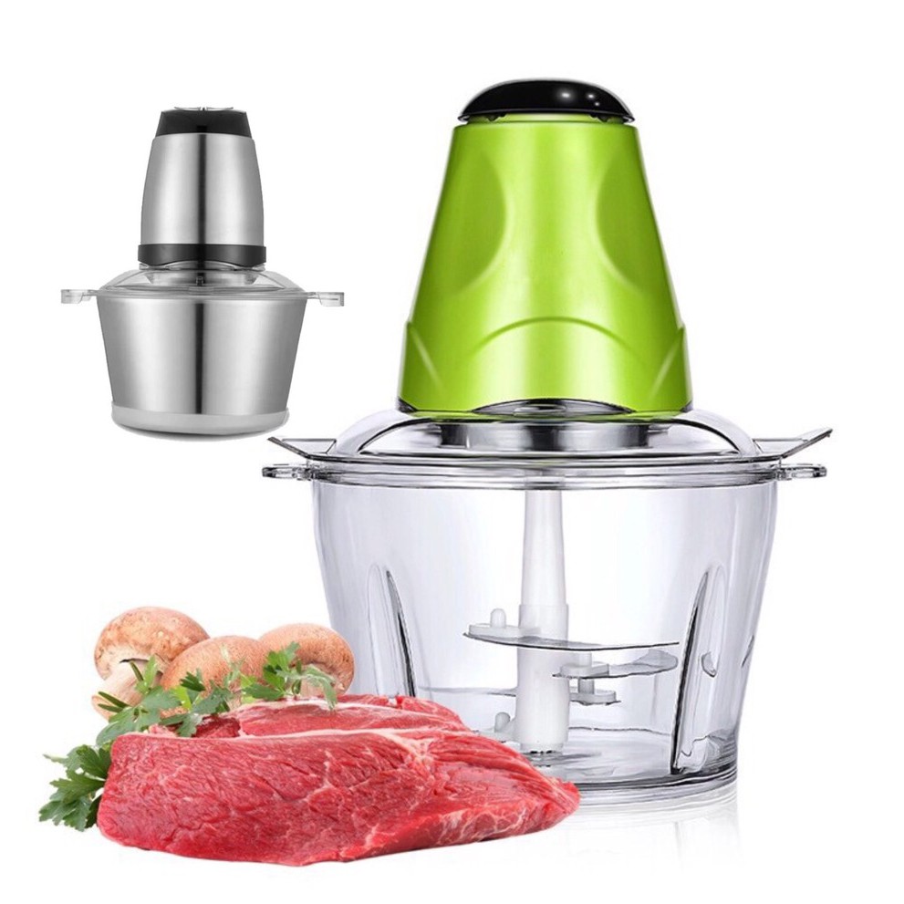 Homeleader Food Chopper Electric Food Processer Meat Grinder Cup Glass