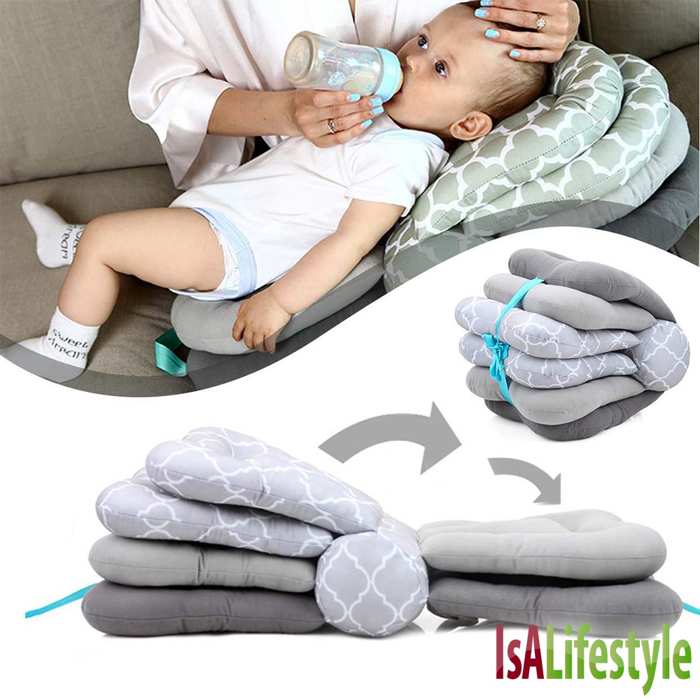 IsALifestyle Baby Breastfeeding Pillow Bantal Ibu Menyusu Nursing