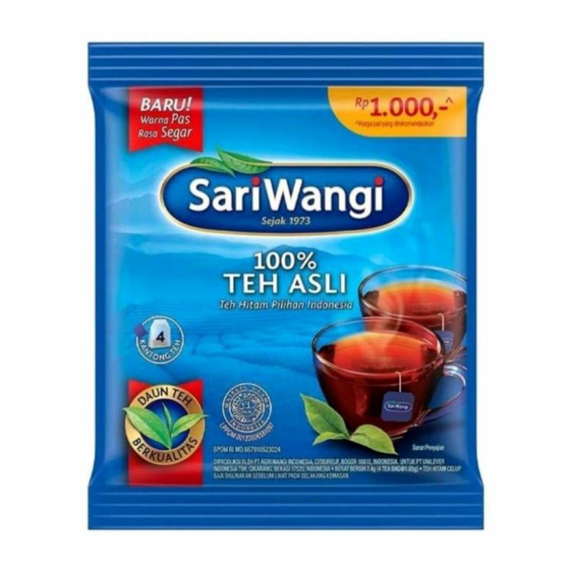 Sariwangi Tea sachet ecer Shopee Malaysia