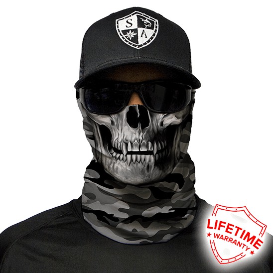 ORIGINAL SA COMPANY GREY MILITARY CAMO SKULL BANDANA BALACLAVA BUFF