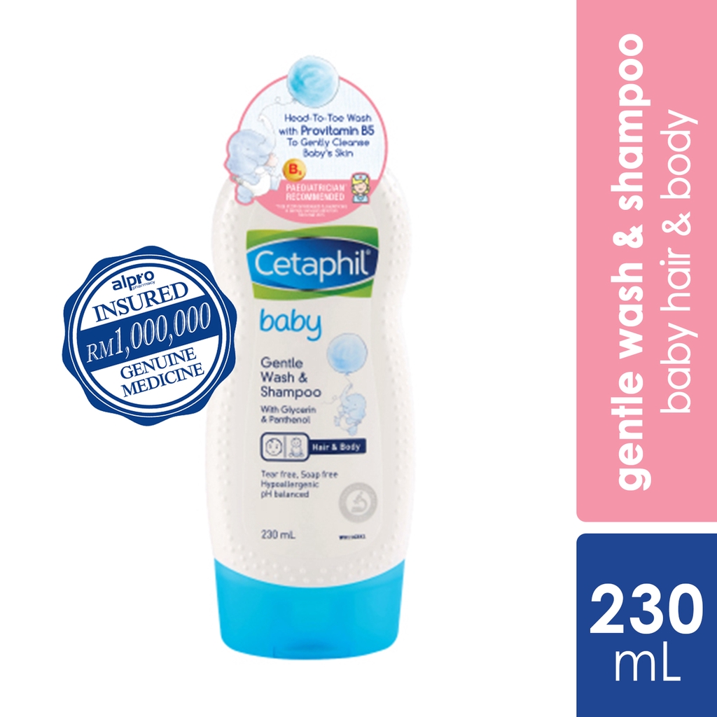 Cetaphil Baby Gentle Wash & Shampoo (Head to Toe Wash) 230ml (Exp. Date