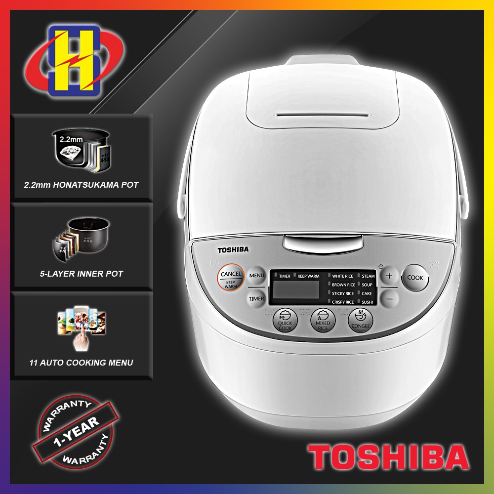 TOSHIBA RICE COOKER RC18DH1NMY HONATSUKAMA SERIES 1.8L DIGITAL RICE