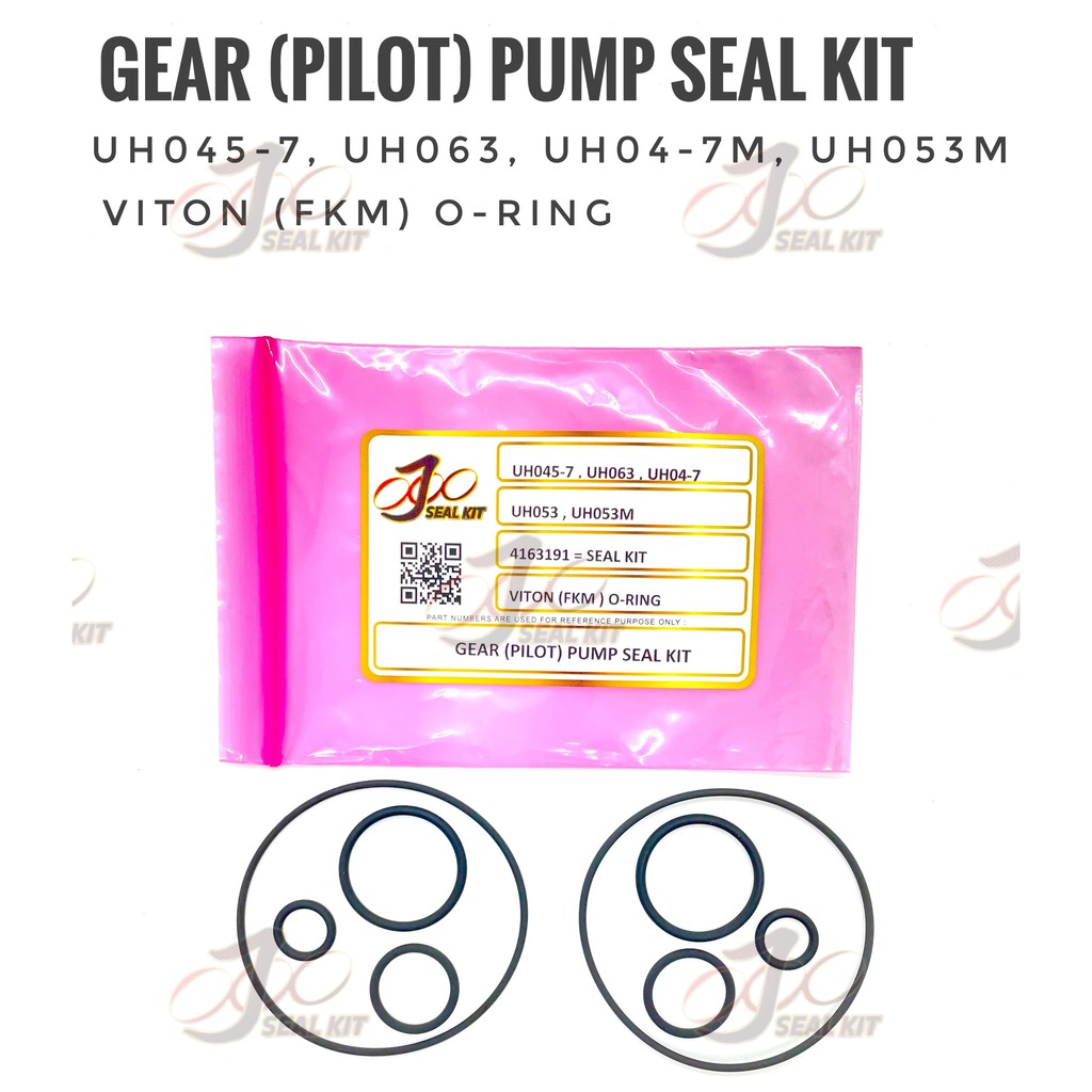 GEAR PUMP SEAL KIT UH0457 UH063 UH047 UH053 UH053M 4163191 PILOT PUMP