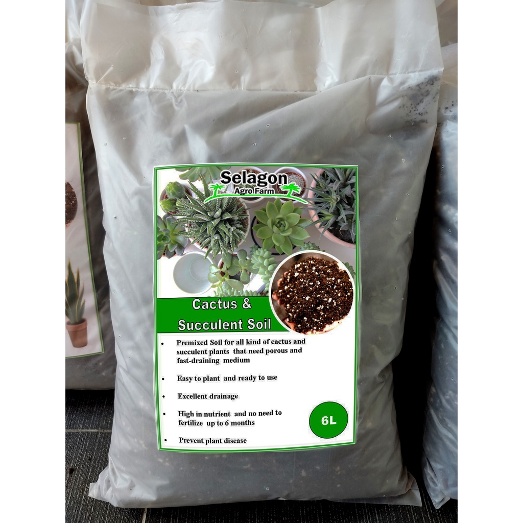 Cactus and Succulent Potting Soil 6L Shopee Malaysia
