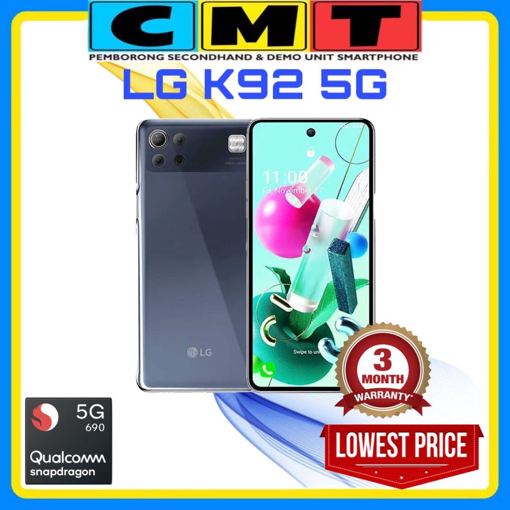 [READY STOCK] LG K92 5G FHD+ Display Quad Camera Snapdragon 690 5G