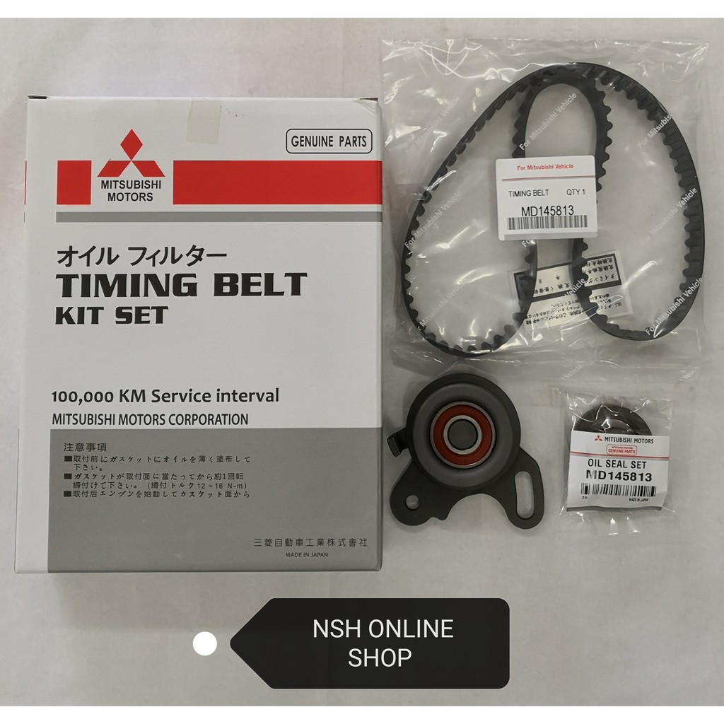 Timing Belt Kit Set (MMC) for Proton Saga 12V Iswara LMST Wira 1.3 & 1.5 Satria 1.3 & 1.5 (100