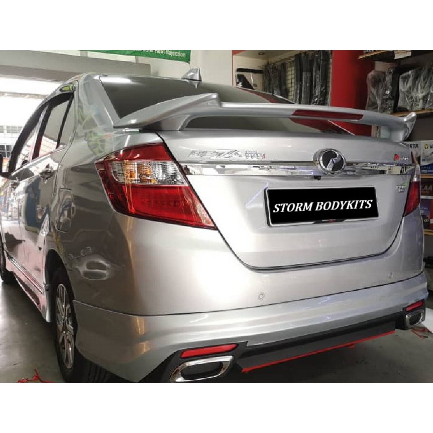 PERODUA BEZZA 2016 2020 ( TRD V3 ) SPOILER WITH 2K COLOR PAINT FRP
