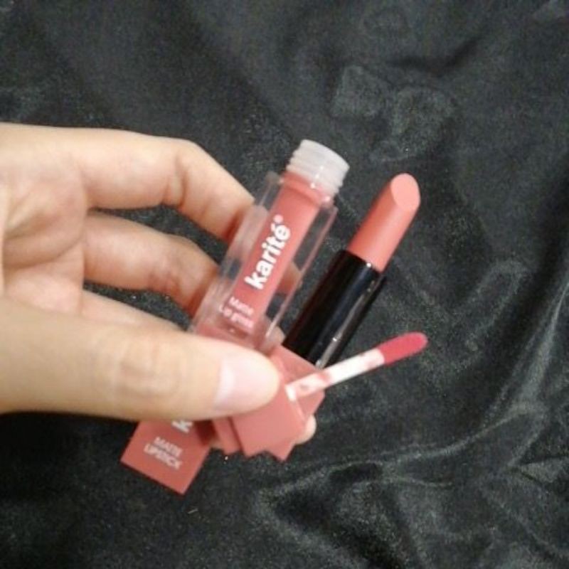 Karite matte+gloss lipstick Shopee Malaysia