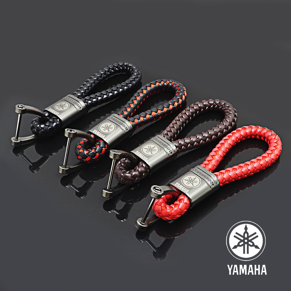 Leather motorcycle key chain For YAMAHA keychain YZFR3 R1 R15 R6 RX100
