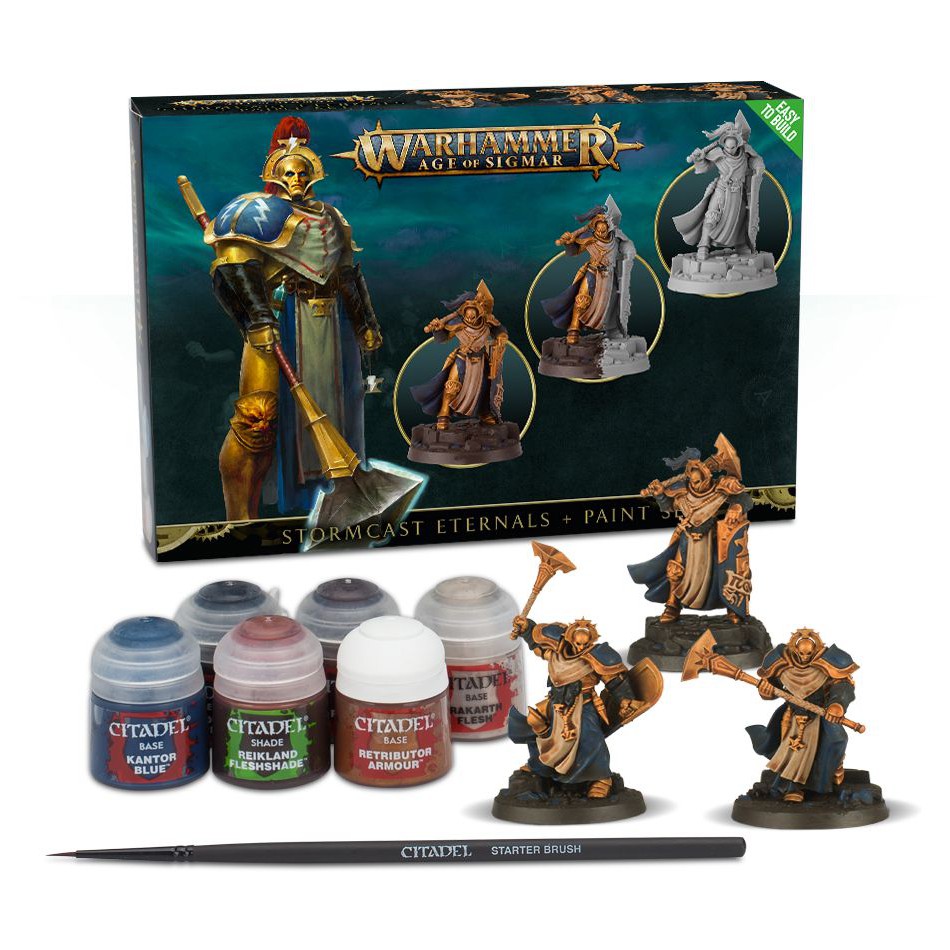 Warhammer Age of Sigmar Stormcast Eternals paint set (Sequitors