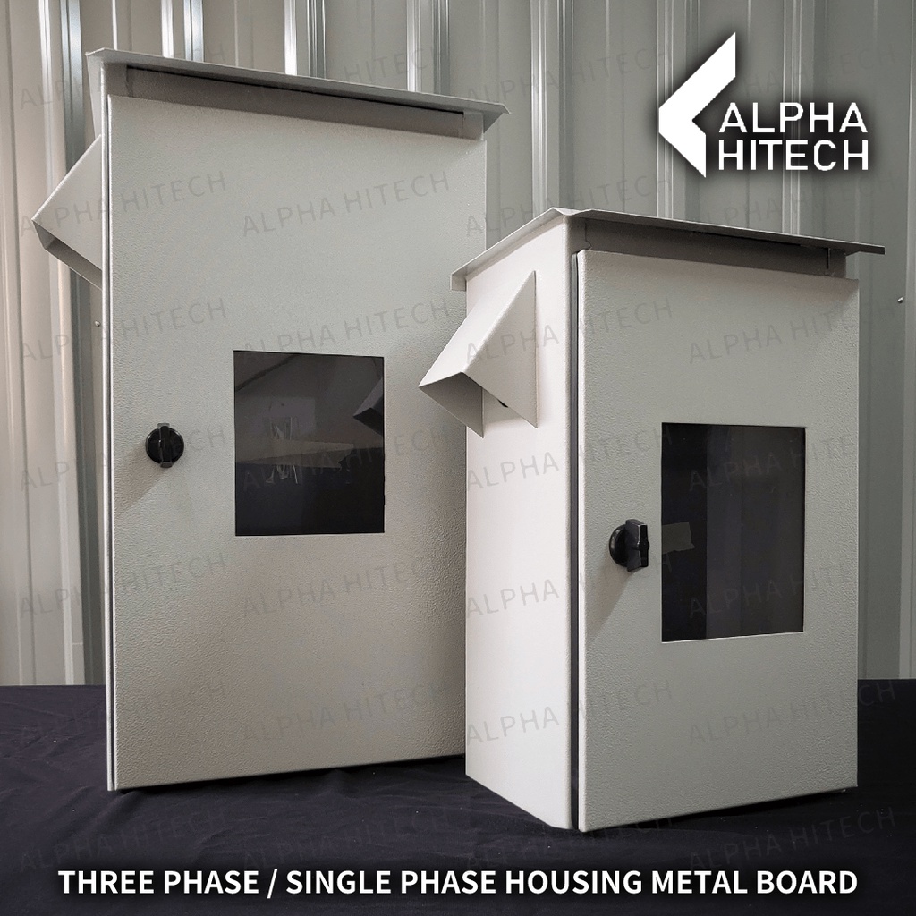 THREE PHASE / SINGLE PHASE OUTDOOR HOUSING METER METAL BOARD WITH FIBER
