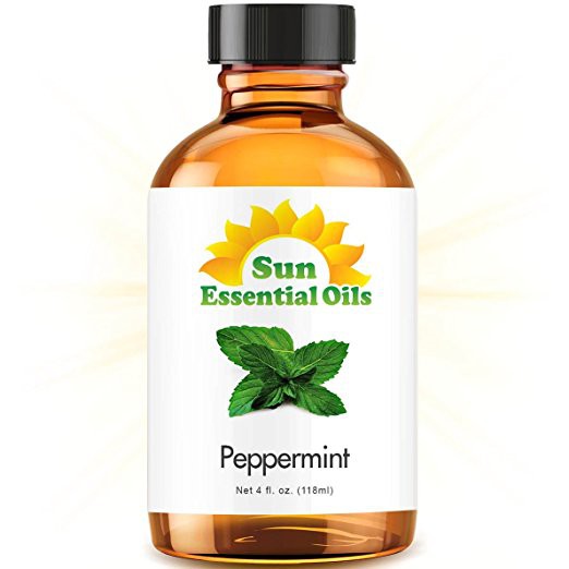Best Peppermint Oil (Large 4 Ounce) 100 Pure Peppermint Essential Oil
