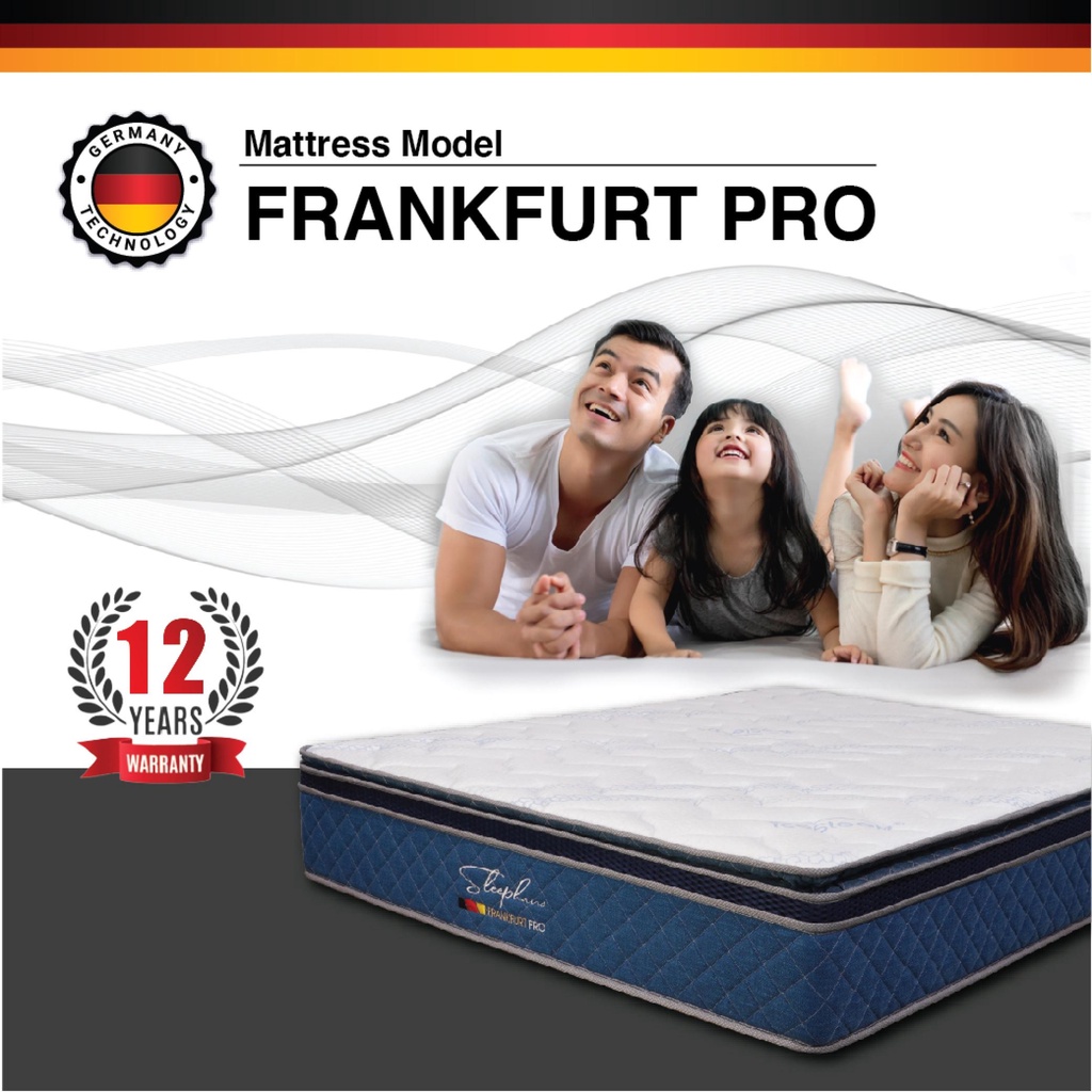 2022 Sleephaus King Frankfurt Pro German Tech 12 inch Mattress Pocket