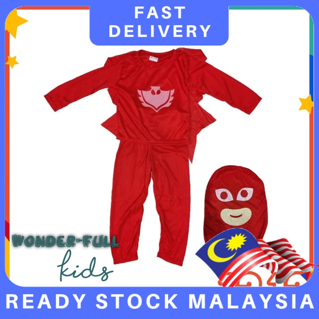 Costume PJ Masks (Small Cutting) 2PCS Set Shopee Malaysia